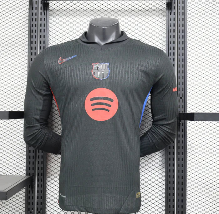 Barcelona 2024/2025 Visitante Kit Manga Larga
