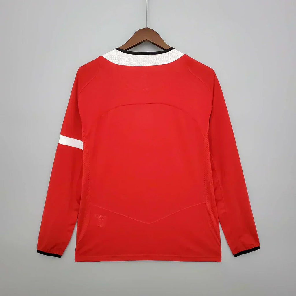 2004/2006 Retro Manchester United Local Manga Larga