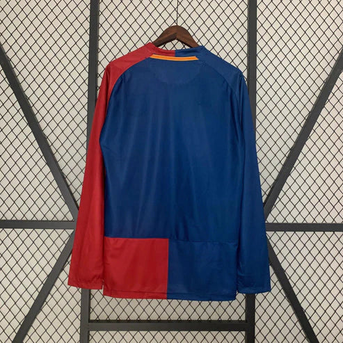 2008-2009 Retro Barcelona Local Champions League Long sleeve