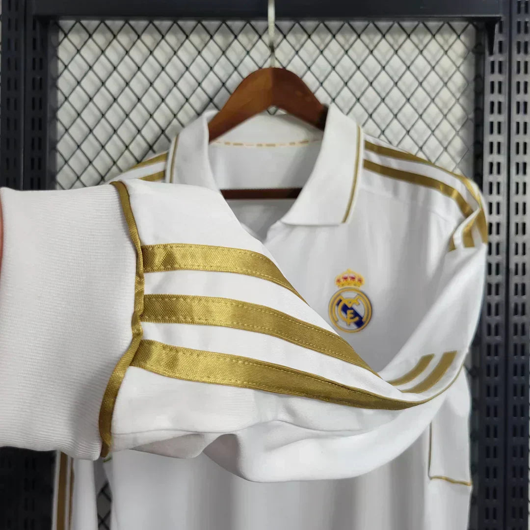 2011/2012 Retro Real Madrid Local Manga Larga