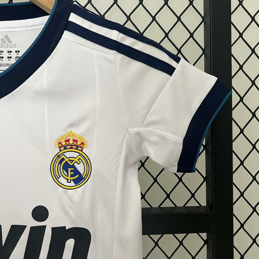 2012/2013 Retro Real Madrid Local Kit Talla Niño