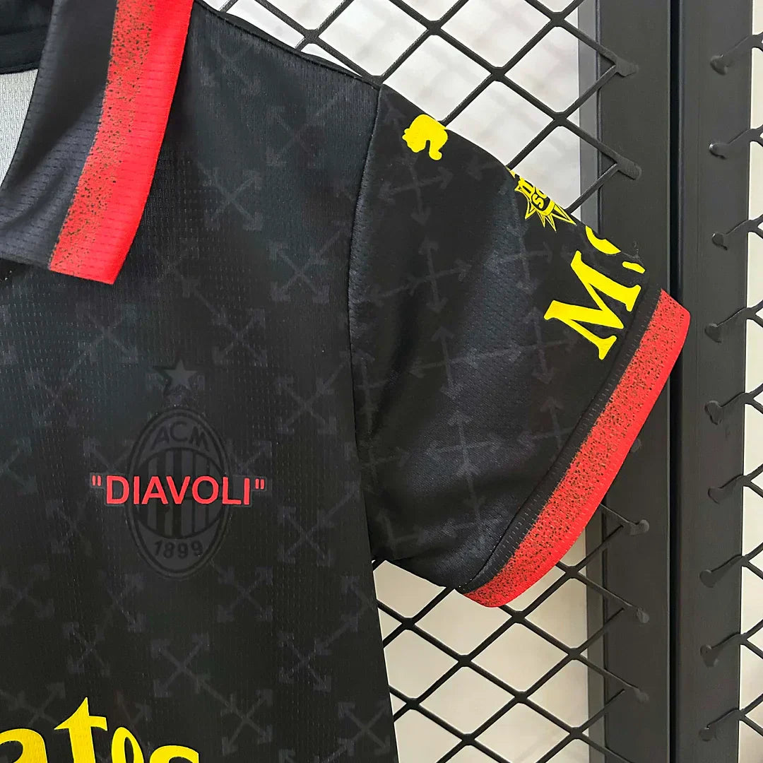 2024/2025 AC Milan X Off White Edición Especial Talla Niño