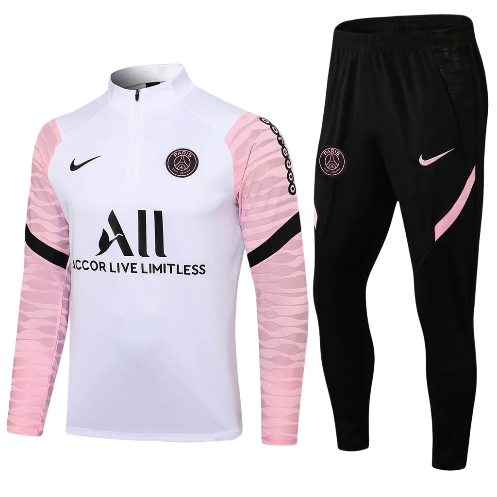 Psg Paris Saint-Germain White and Pink X Black Chándal