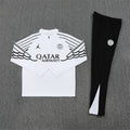 PSG Paris Saint Germain White and Black Chándal