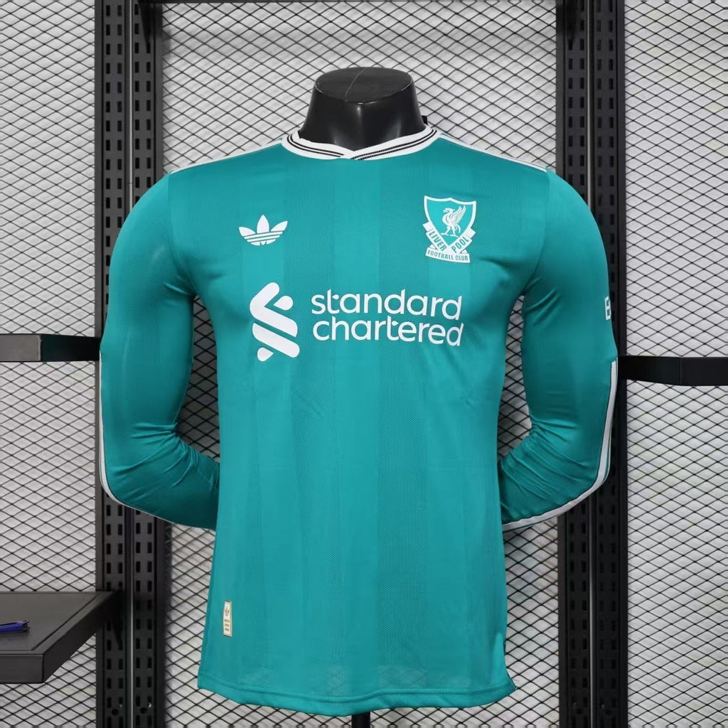 2025/2026 Liverpool Alternativa Manga Larga