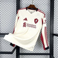 2025/2026 Liverpool Visitante Manga Larga