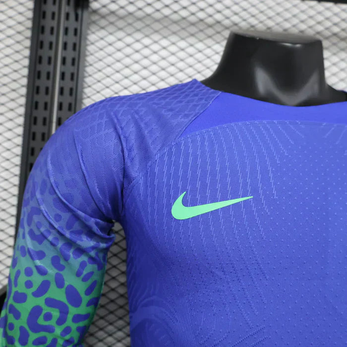 Brasil 2023/2024 Visitante Kit Manga Larga