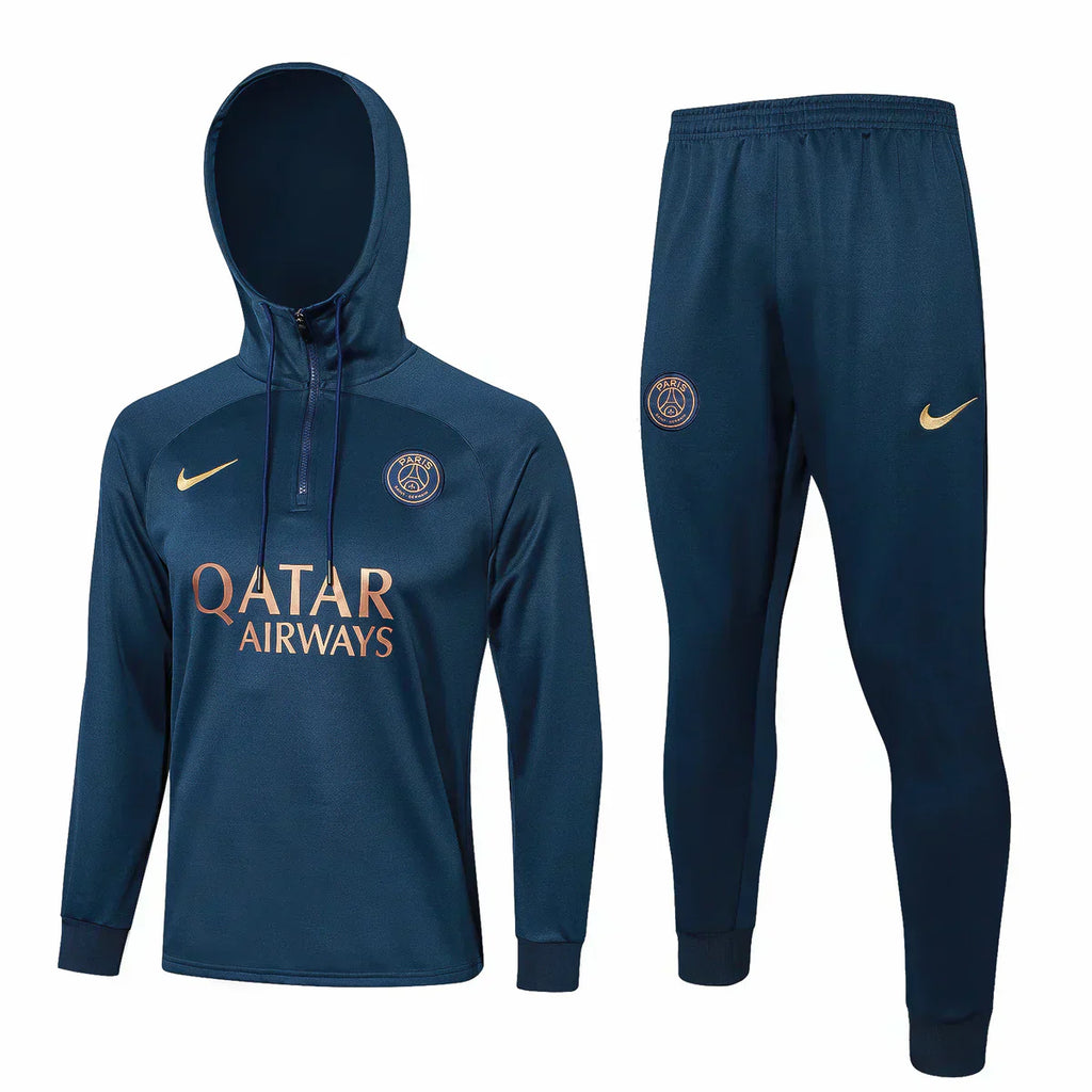 PSG Paris Saint Germain Dark Blue and Gold Chándal