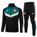 Manchester United Black and Dark Green Chándal