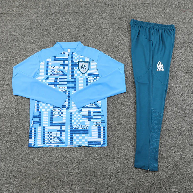 Olympique de Marseille Blue and Light Blue Chándal