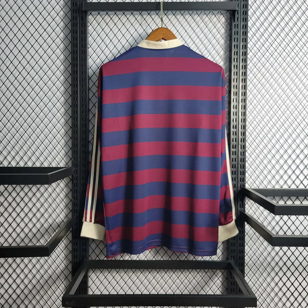 1995-1996 Retro Newcastle United Visitante Manga Larga