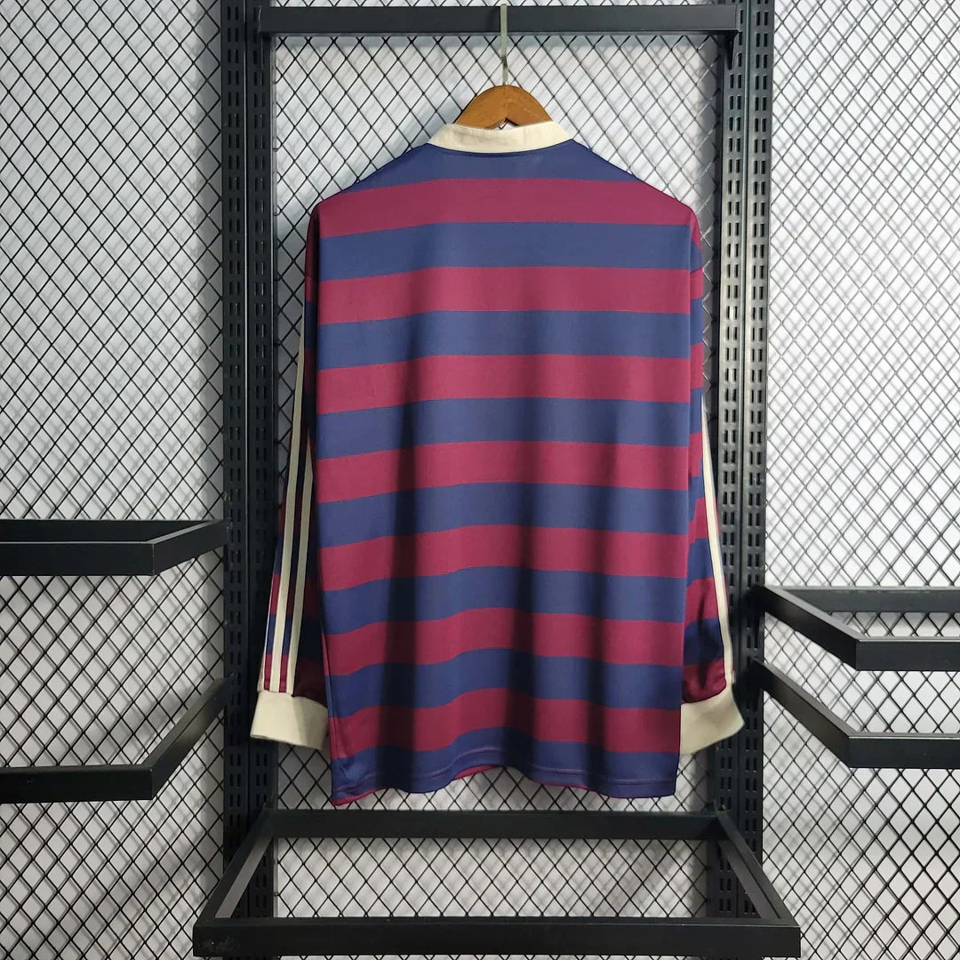 1995-1996 Retro Newcastle United Visitante Manga Larga