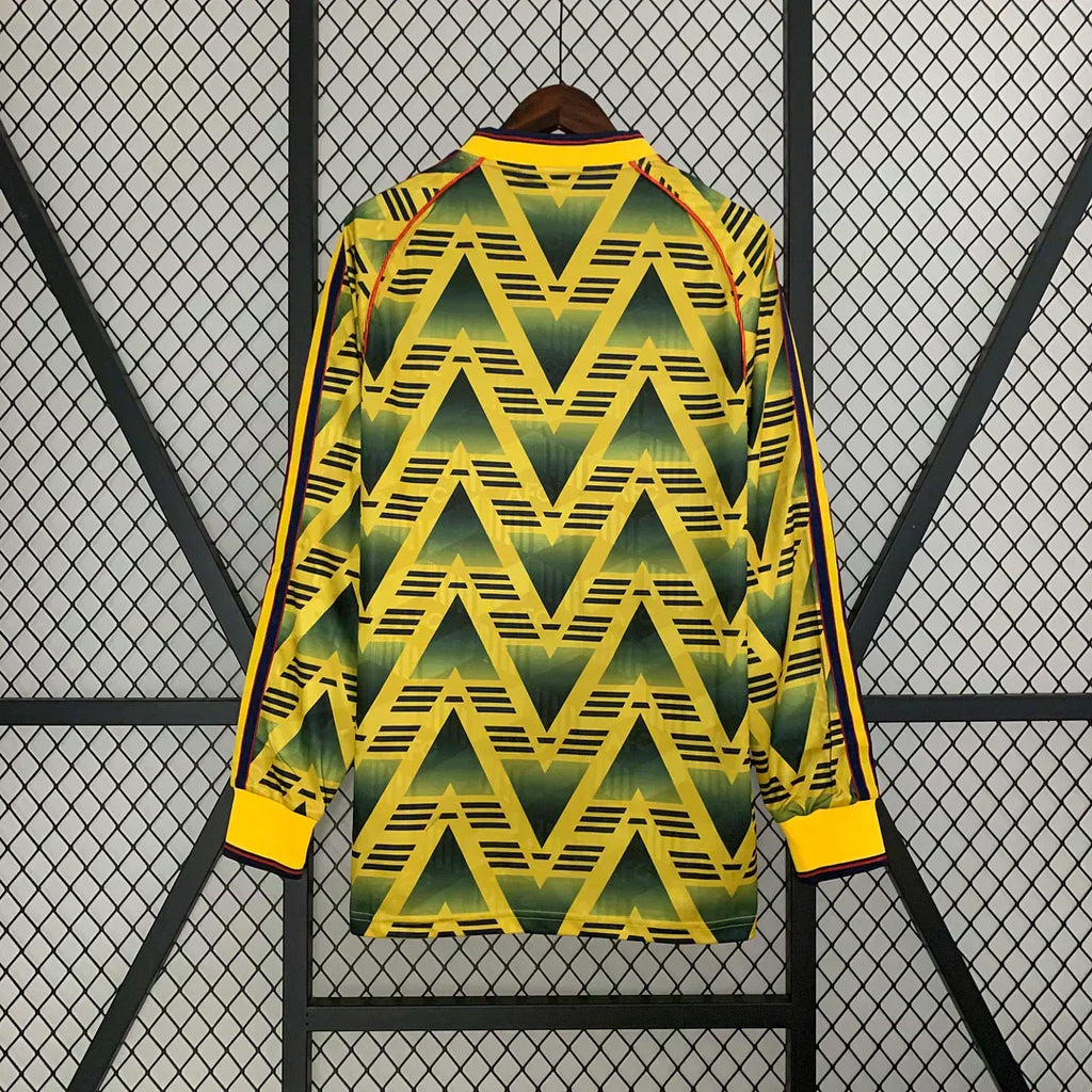 1991-1993 Retro Arsenal Visitante Manga Larga