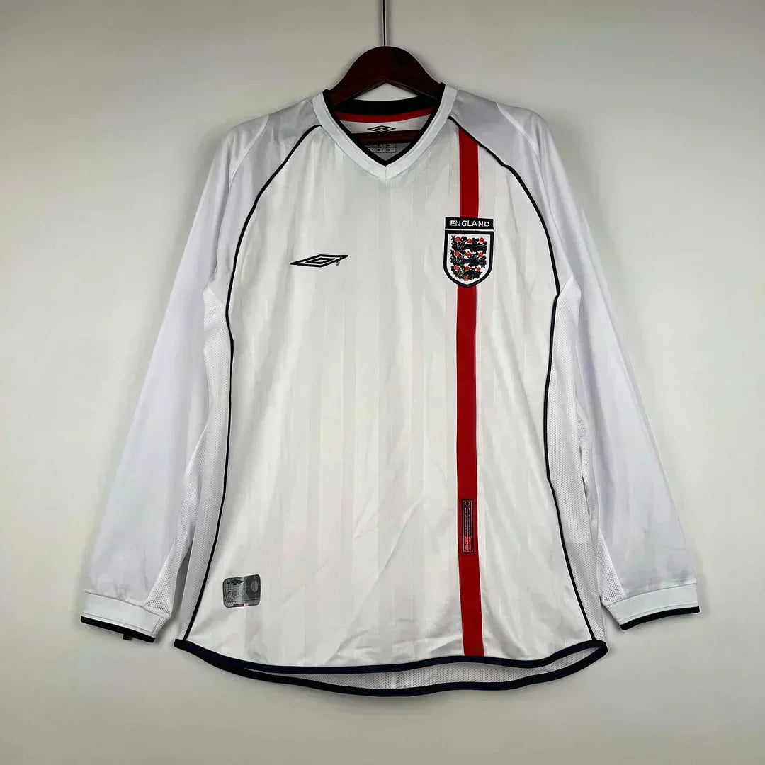 2002 Retro England Local Manga Larga