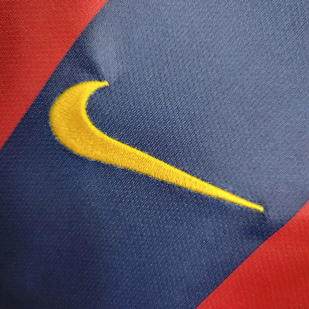 2014-2015 Retro Barcelona Local Long sleeve