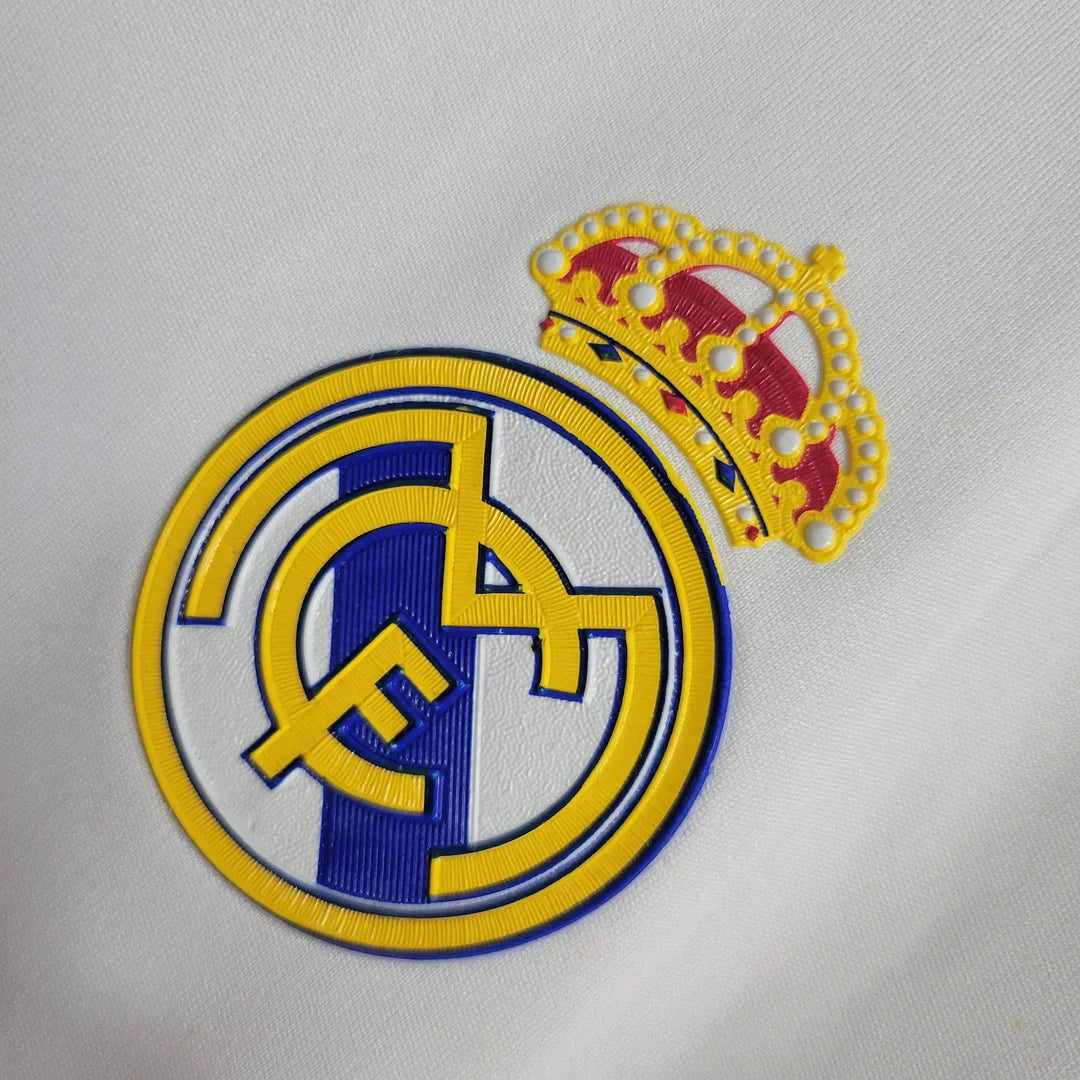2011/2012 Retro Real Madrid Local Manga Larga