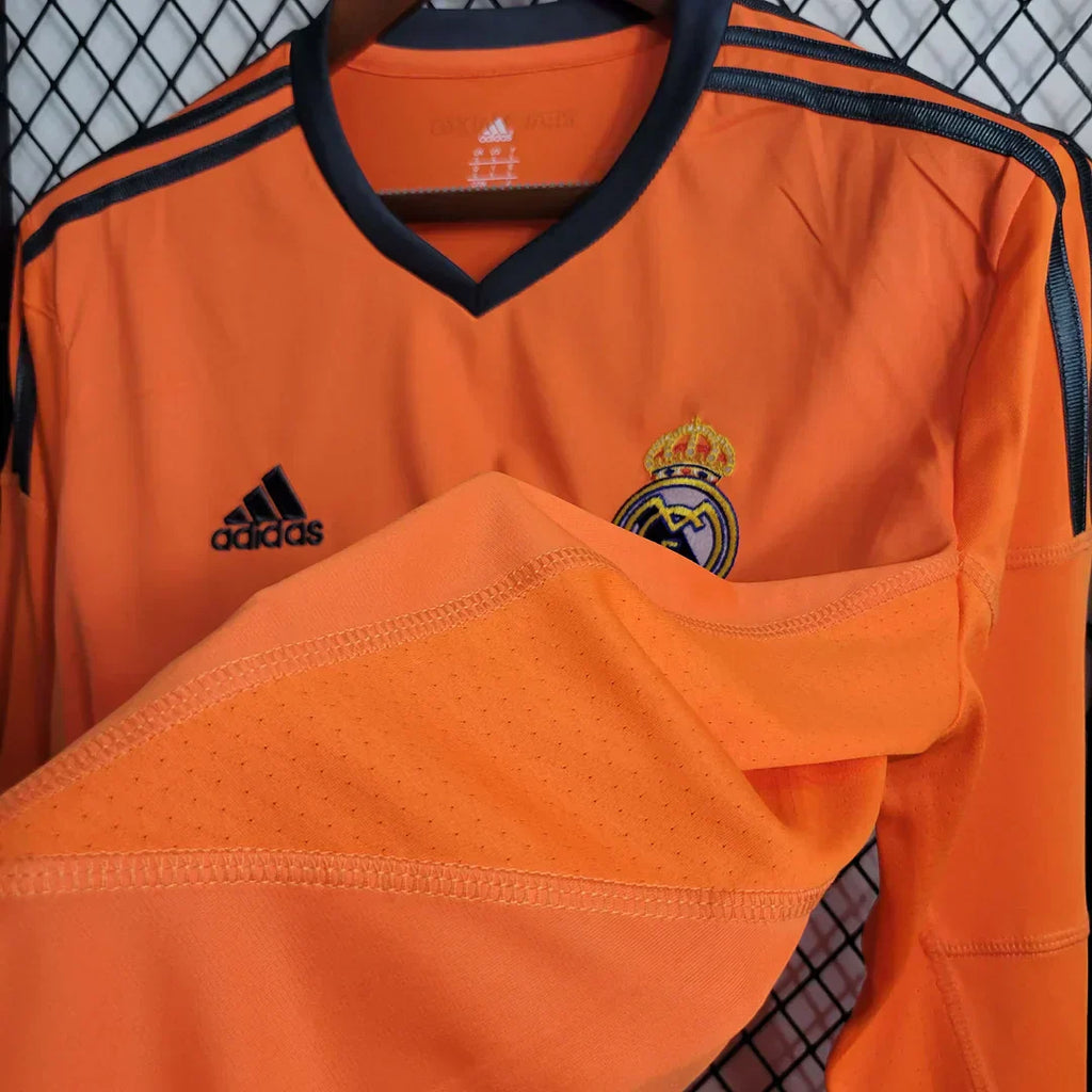 2013-2014 Retro Real Madrid Alternativa Visitante Manga Larga