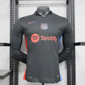 Barcelona 2024/2025 Visitante Kit Manga Larga