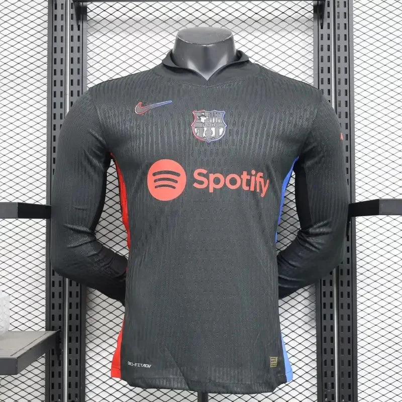 Barcelona 2024/2025 Visitante Kit Manga Larga