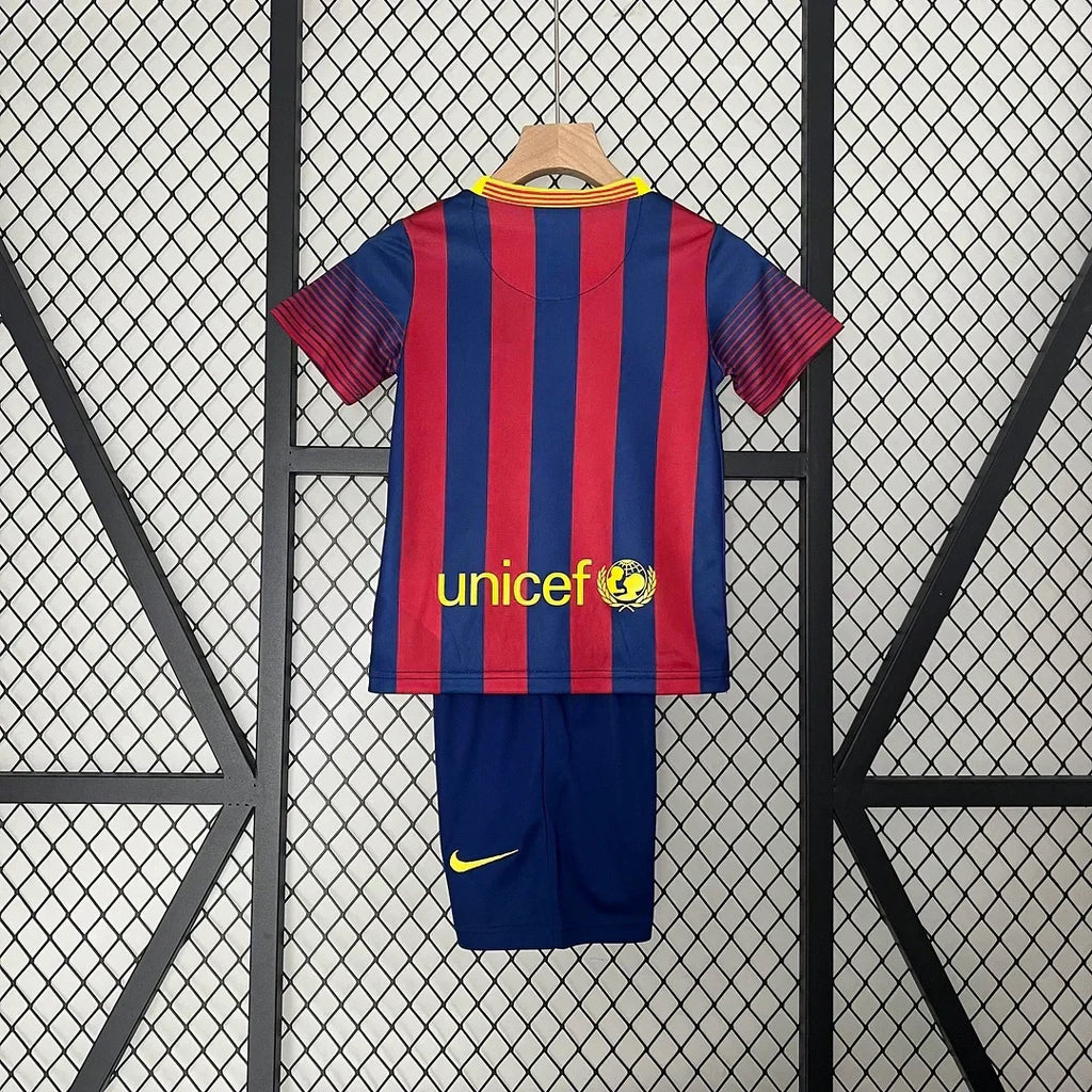 2013/2014 Retro Barcelona Local Kit Talla Niño